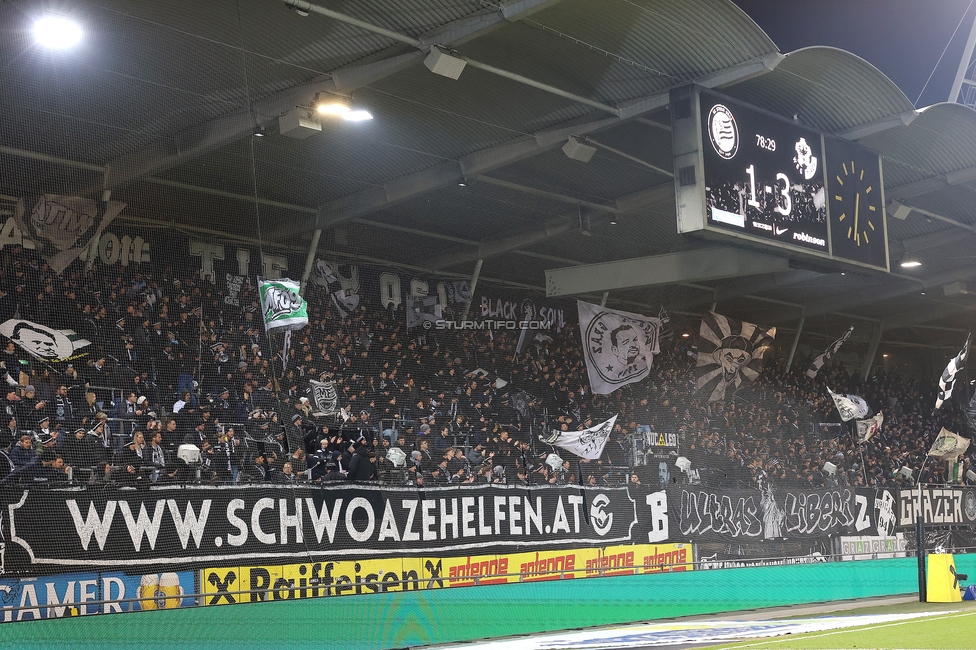 Sturm Graz - Wattens
Oesterreichische Fussball Bundesliga, 4. Runde, SK Sturm Graz - WSG Tirol, Stadion Liebenau Graz, 03.12.2025. 

Foto zeigt Fans von Sturm
