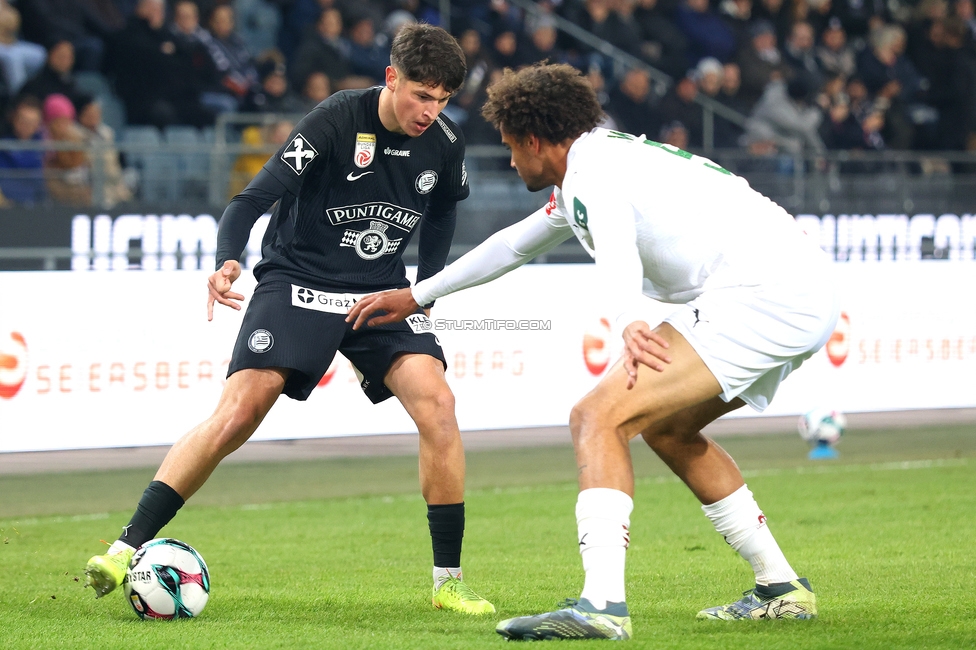 Sturm Graz - Wattens
Oesterreichische Fussball Bundesliga, 4. Runde, SK Sturm Graz - WSG Tirol, Stadion Liebenau Graz, 03.12.2025. 

Foto zeigt Arjan Malic (Sturm)
