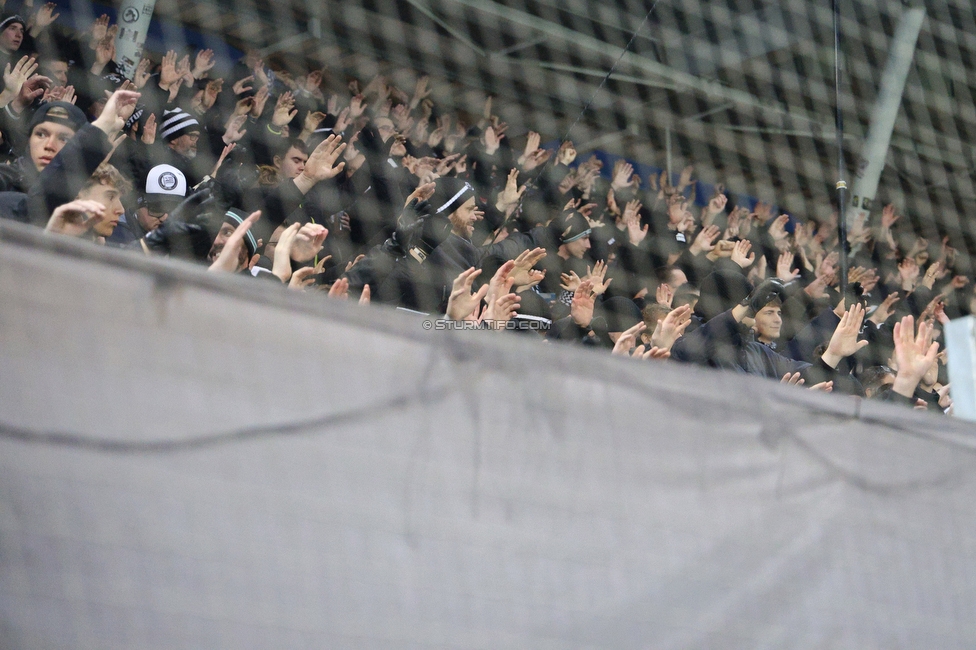 Sturm Graz - GAK
Oesterreichische Fussball Bundesliga, 16. Runde, SK Sturm Graz - Grazer AK, Stadion Liebenau Graz, 07.12.2025. 

Foto zeigt Fans von Sturm
