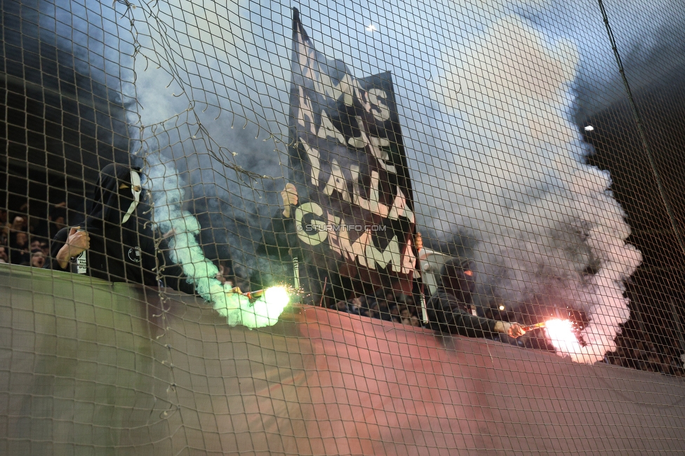 Sturm Graz - GAK
Oesterreichische Fussball Bundesliga, 16. Runde, SK Sturm Graz - Grazer AK, Stadion Liebenau Graz, 07.12.2025. 

Foto zeigt Fans von Sturm
