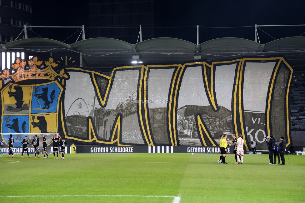 Sturm Graz - GAK
Oesterreichische Fussball Bundesliga, 16. Runde, SK Sturm Graz - Grazer AK, Stadion Liebenau Graz, 07.12.2025. 

Foto zeigt Fans von Sturm mit einer Choreografie
