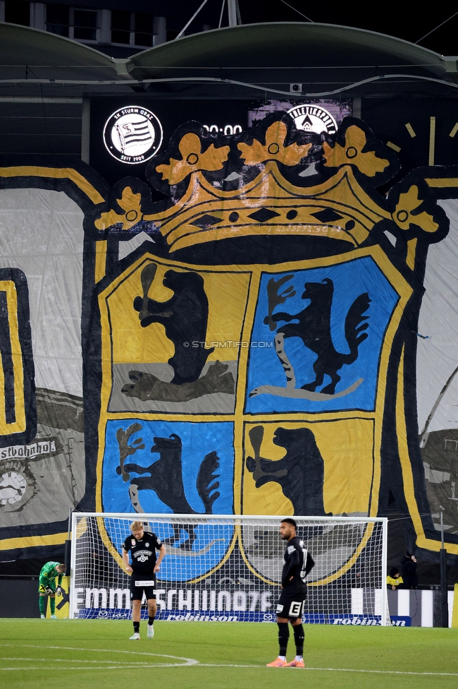 Sturm Graz - GAK
Oesterreichische Fussball Bundesliga, 16. Runde, SK Sturm Graz - Grazer AK, Stadion Liebenau Graz, 07.12.2025. 

Foto zeigt Fans von Sturm mit einer Choreografie
