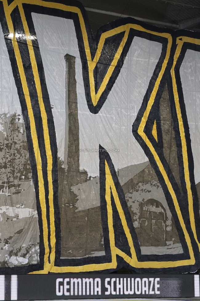 Sturm Graz - GAK
Oesterreichische Fussball Bundesliga, 16. Runde, SK Sturm Graz - Grazer AK, Stadion Liebenau Graz, 07.12.2025. 

Foto zeigt Fans von Sturm mit einer Choreografie
