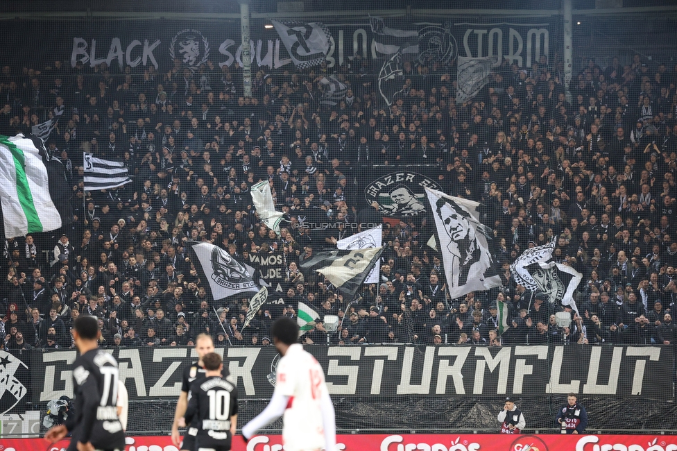 Sturm Graz - GAK
Oesterreichische Fussball Bundesliga, 16. Runde, SK Sturm Graz - Grazer AK, Stadion Liebenau Graz, 07.12.2025. 

Foto zeigt Fans von Sturm
Schlüsselwörter: sturmflut