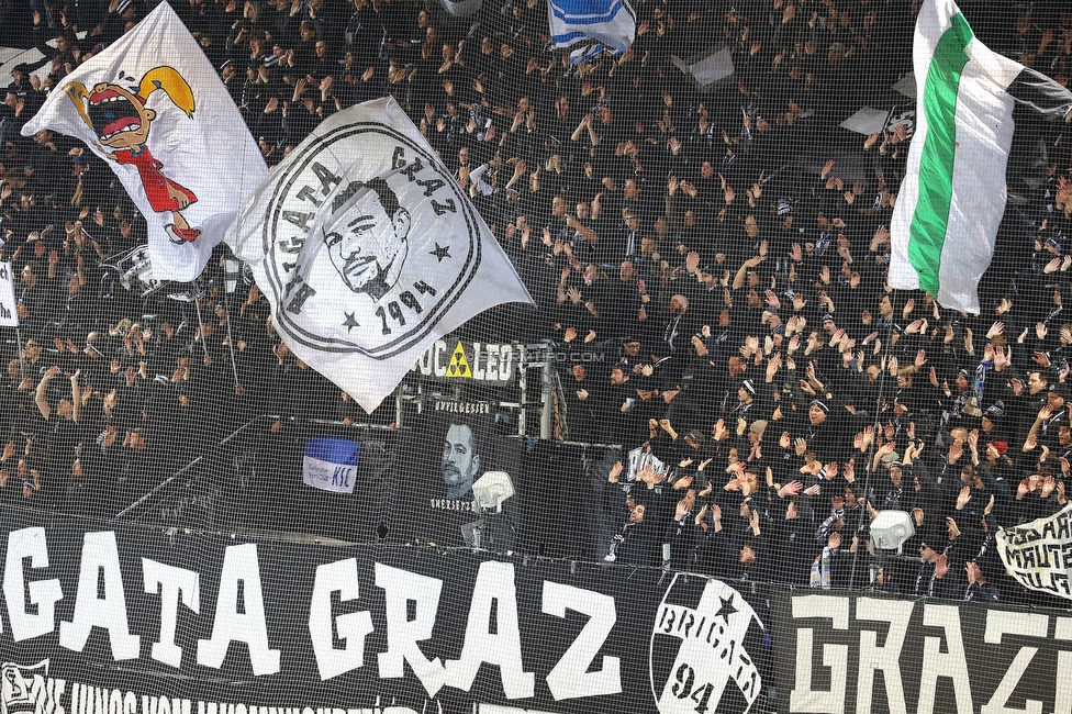Sturm Graz - GAK
Oesterreichische Fussball Bundesliga, 16. Runde, SK Sturm Graz - Grazer AK, Stadion Liebenau Graz, 07.12.2025. 

Foto zeigt Fans von Sturm
