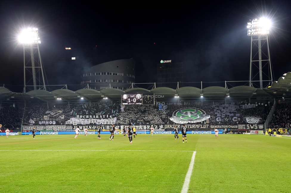 Sturm Graz - GAK
Oesterreichische Fussball Bundesliga, 16. Runde, SK Sturm Graz - Grazer AK, Stadion Liebenau Graz, 07.12.2025. 

Foto zeigt Fans von Sturm
