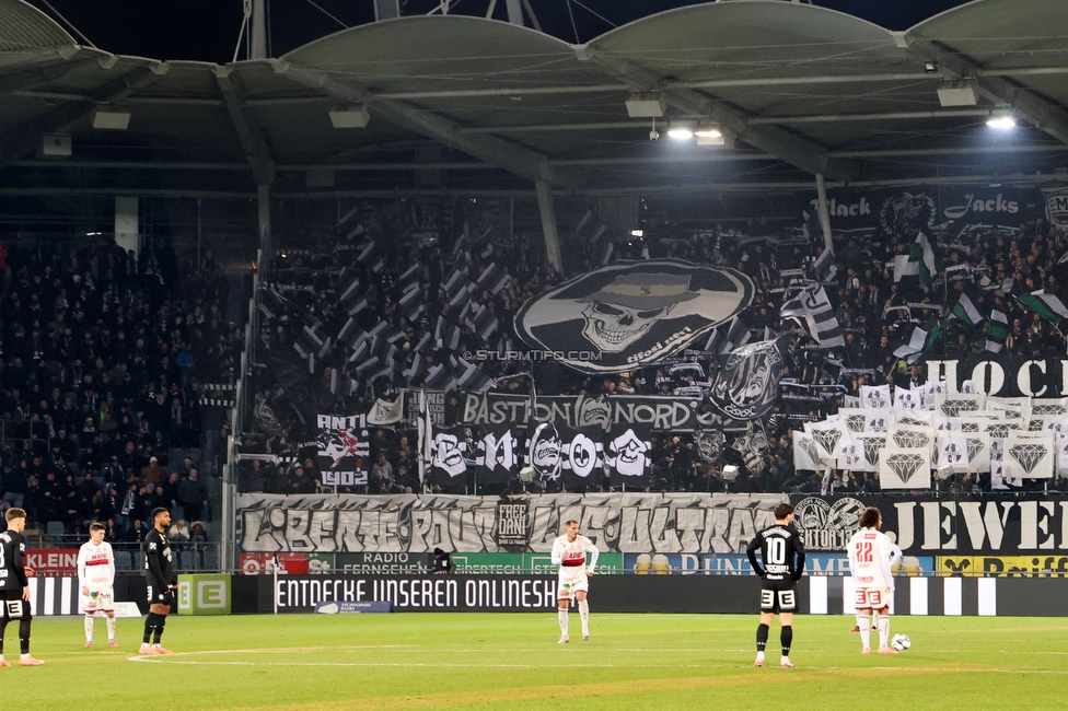 Sturm Graz - GAK
Oesterreichische Fussball Bundesliga, 16. Runde, SK Sturm Graz - Grazer AK, Stadion Liebenau Graz, 07.12.2025. 

Foto zeigt Fans von Sturm
Schlüsselwörter: bastion tifosi