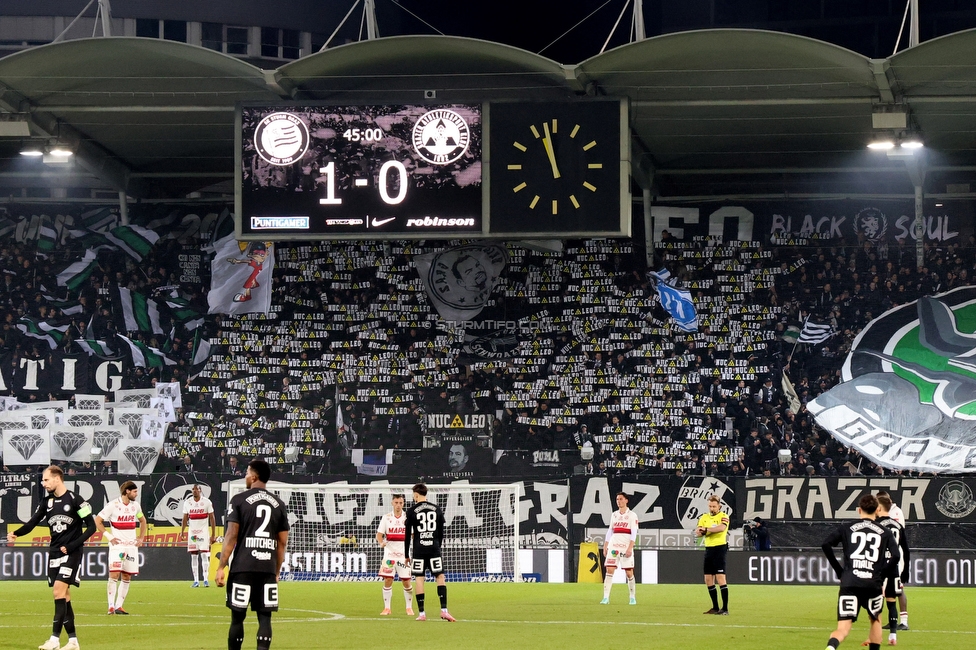Sturm Graz - GAK
Oesterreichische Fussball Bundesliga, 16. Runde, SK Sturm Graz - Grazer AK, Stadion Liebenau Graz, 07.12.2025. 

Foto zeigt Fans von Sturm
Schlüsselwörter: brigata