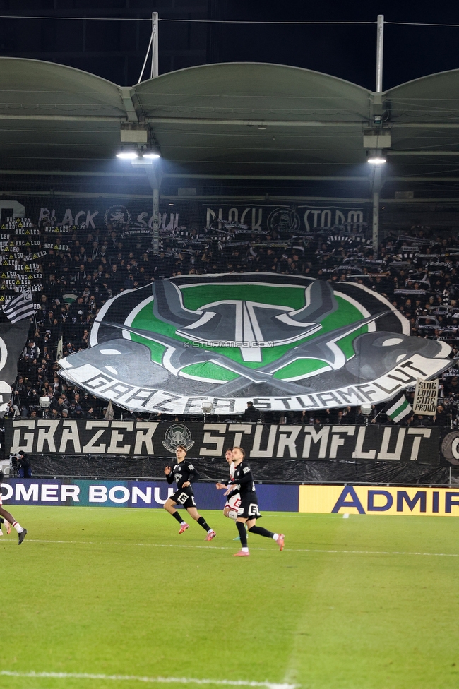 Sturm Graz - GAK
Oesterreichische Fussball Bundesliga, 16. Runde, SK Sturm Graz - Grazer AK, Stadion Liebenau Graz, 07.12.2025. 

Foto zeigt Fans von Sturm
Schlüsselwörter: sturmflut