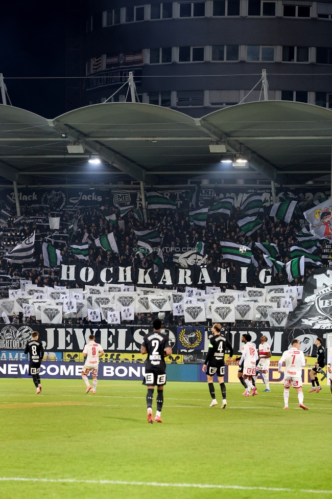 Sturm Graz - GAK
Oesterreichische Fussball Bundesliga, 16. Runde, SK Sturm Graz - Grazer AK, Stadion Liebenau Graz, 07.12.2025. 

Foto zeigt Fans von Sturm
Schlüsselwörter: jewels