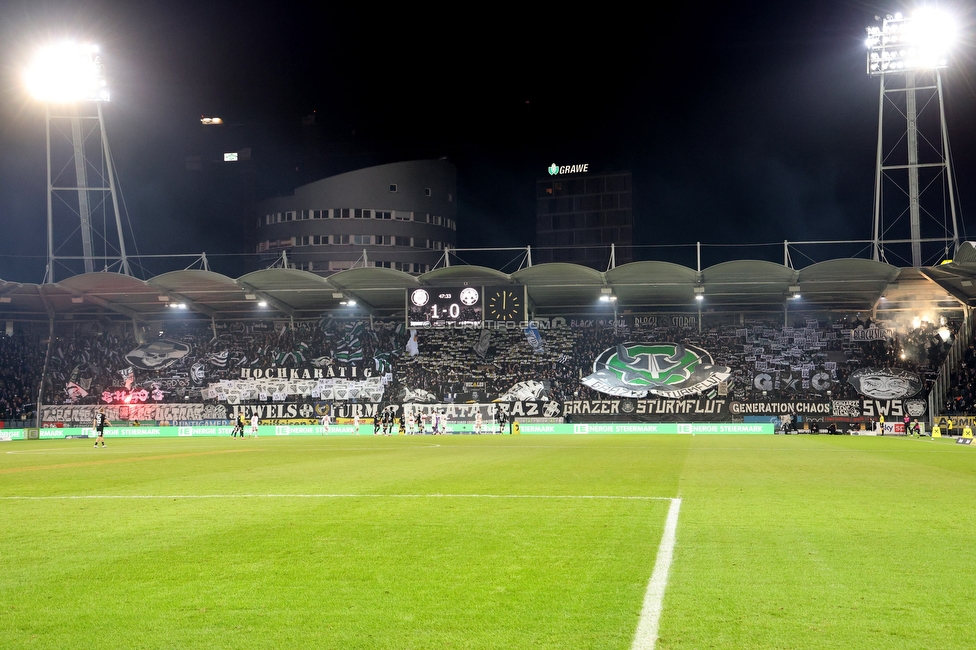 Sturm Graz - GAK
Oesterreichische Fussball Bundesliga, 16. Runde, SK Sturm Graz - Grazer AK, Stadion Liebenau Graz, 07.12.2025. 

Foto zeigt Fans von Sturm
