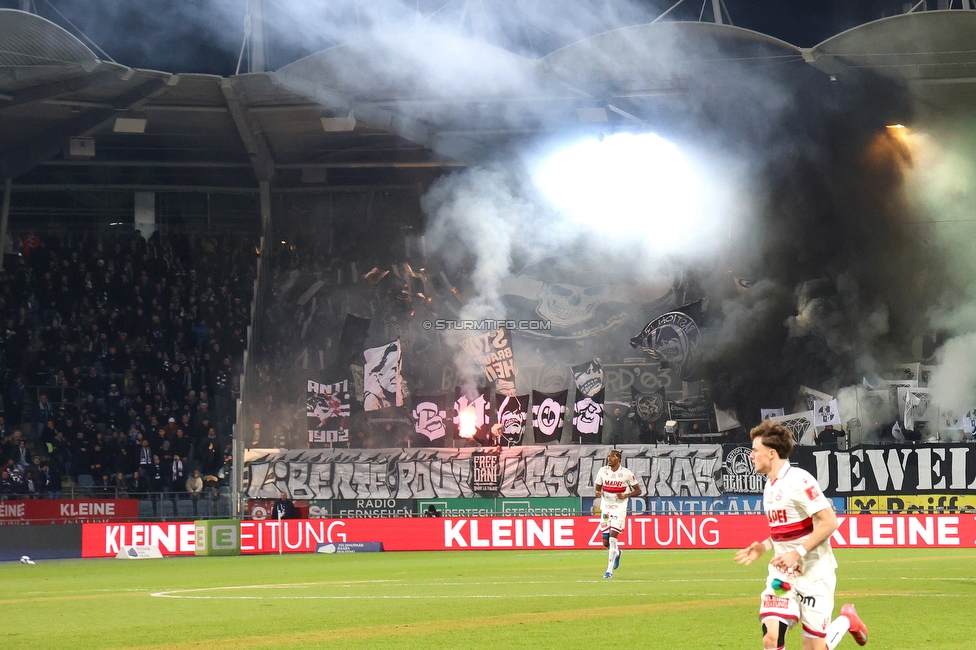 Sturm Graz - GAK
Oesterreichische Fussball Bundesliga, 16. Runde, SK Sturm Graz - Grazer AK, Stadion Liebenau Graz, 07.12.2025. 

Foto zeigt Fans von Sturm
Schlüsselwörter: bastion tifosi