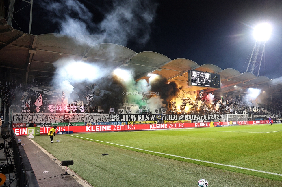 Sturm Graz - GAK
Oesterreichische Fussball Bundesliga, 16. Runde, SK Sturm Graz - Grazer AK, Stadion Liebenau Graz, 07.12.2025. 

Foto zeigt Fans von Sturm mit einer Choreografie
