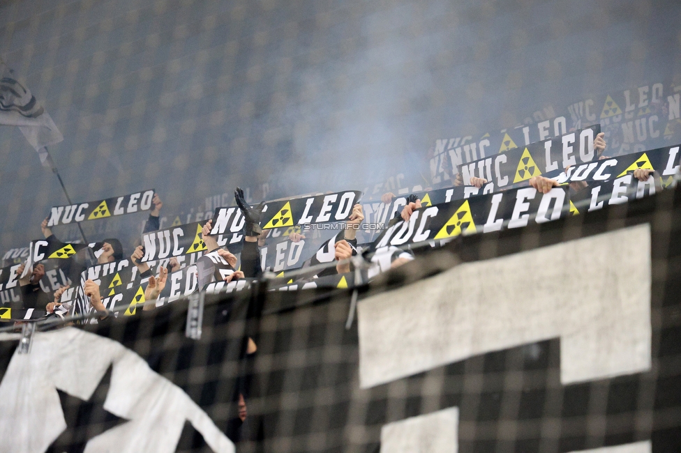 Sturm Graz - GAK
Oesterreichische Fussball Bundesliga, 16. Runde, SK Sturm Graz - Grazer AK, Stadion Liebenau Graz, 07.12.2025. 

Foto zeigt Fans von Sturm mit einer Choreografie
Schlüsselwörter: brigata