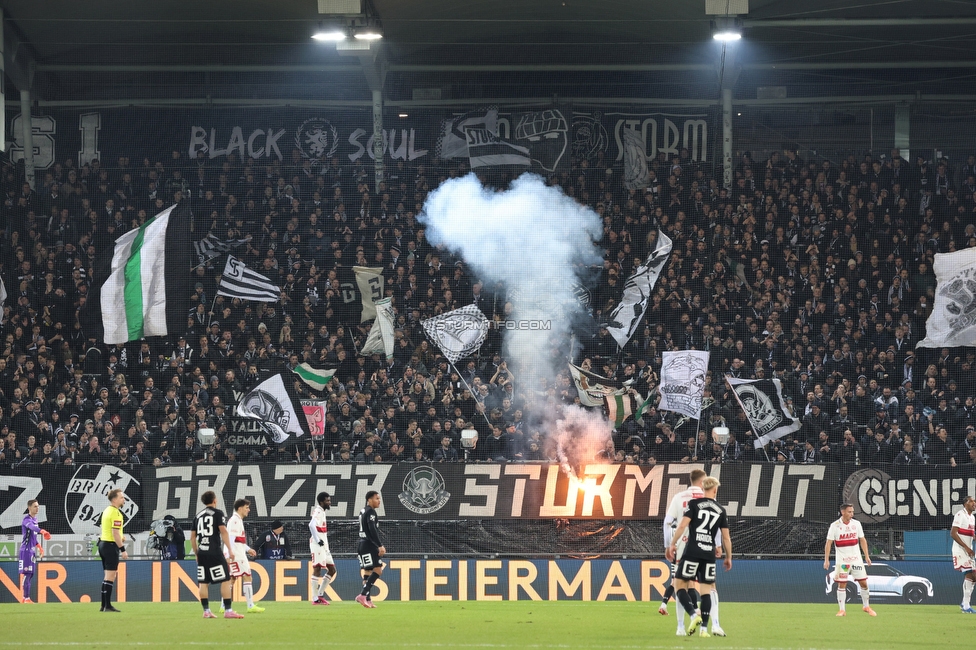 Sturm Graz - GAK
Oesterreichische Fussball Bundesliga, 16. Runde, SK Sturm Graz - Grazer AK, Stadion Liebenau Graz, 07.12.2025. 

Foto zeigt Fans von Sturm
Schlüsselwörter: sturmflut