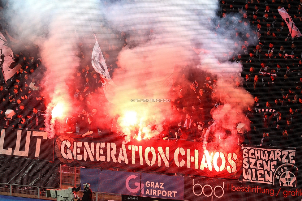 Sturm Graz - GAK
Oesterreichische Fussball Bundesliga, 16. Runde, SK Sturm Graz - Grazer AK, Stadion Liebenau Graz, 07.12.2025. 

Foto zeigt Fans von Sturm
Schlüsselwörter: generationchaos