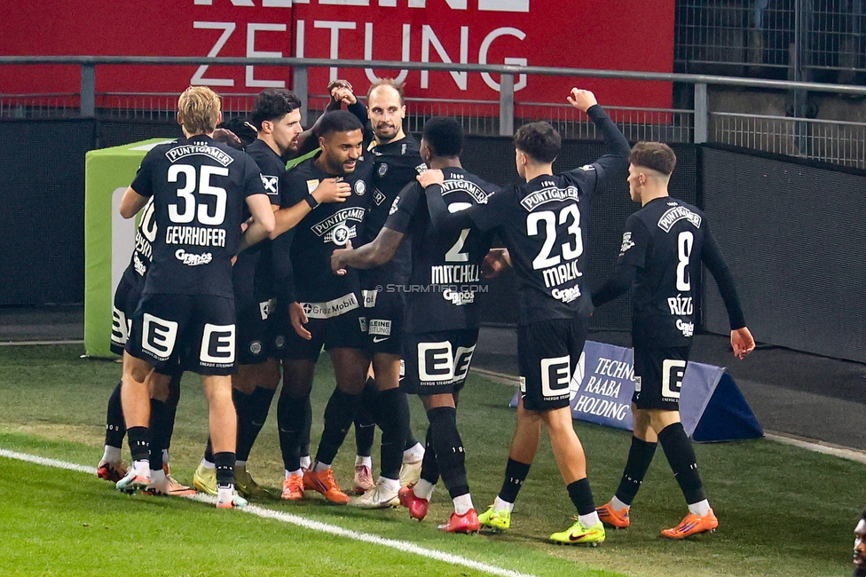 Sturm Graz - GAK
Oesterreichische Fussball Bundesliga, 16. Runde, SK Sturm Graz - Grazer AK, Stadion Liebenau Graz, 07.12.2025. 

Foto zeigt Maurice Maximilian Malone (Sturm)
