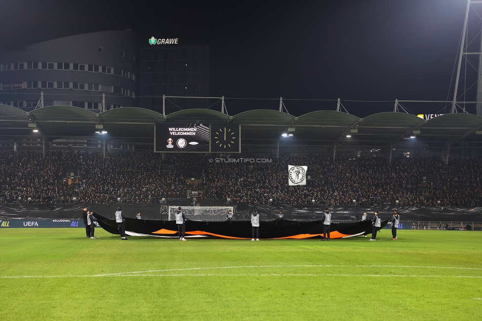 Sturm Graz - Brann Bergen
UEFA Europa League Gruppenphase 8. Spieltag, SK Sturm Graz - SK Brann Bergen, Stadion Liebenau Graz, 29.01.2026. Foto zeigt Fans von Sturm
