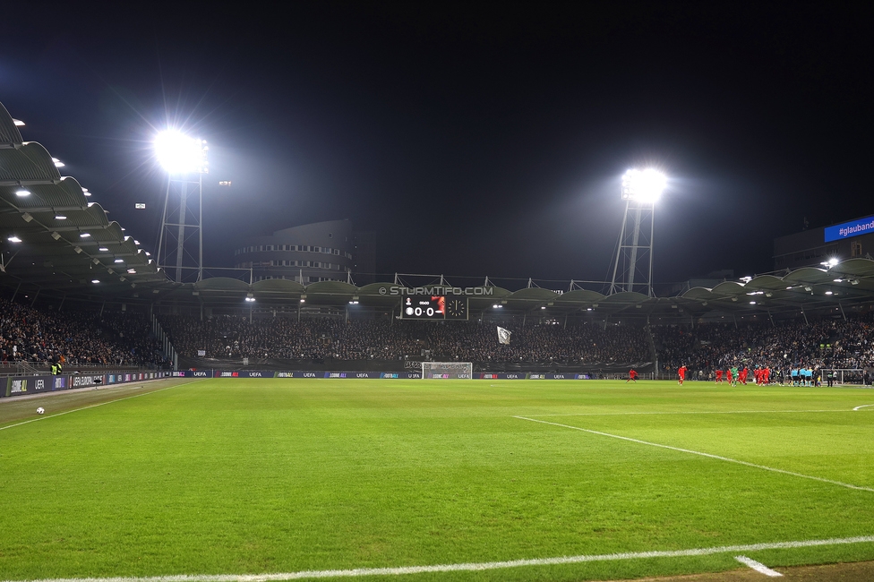 Sturm Graz - Brann Bergen
UEFA Europa League Gruppenphase 8. Spieltag, SK Sturm Graz - SK Brann Bergen, Stadion Liebenau Graz, 29.01.2026. Foto zeigt Fans von Sturm
