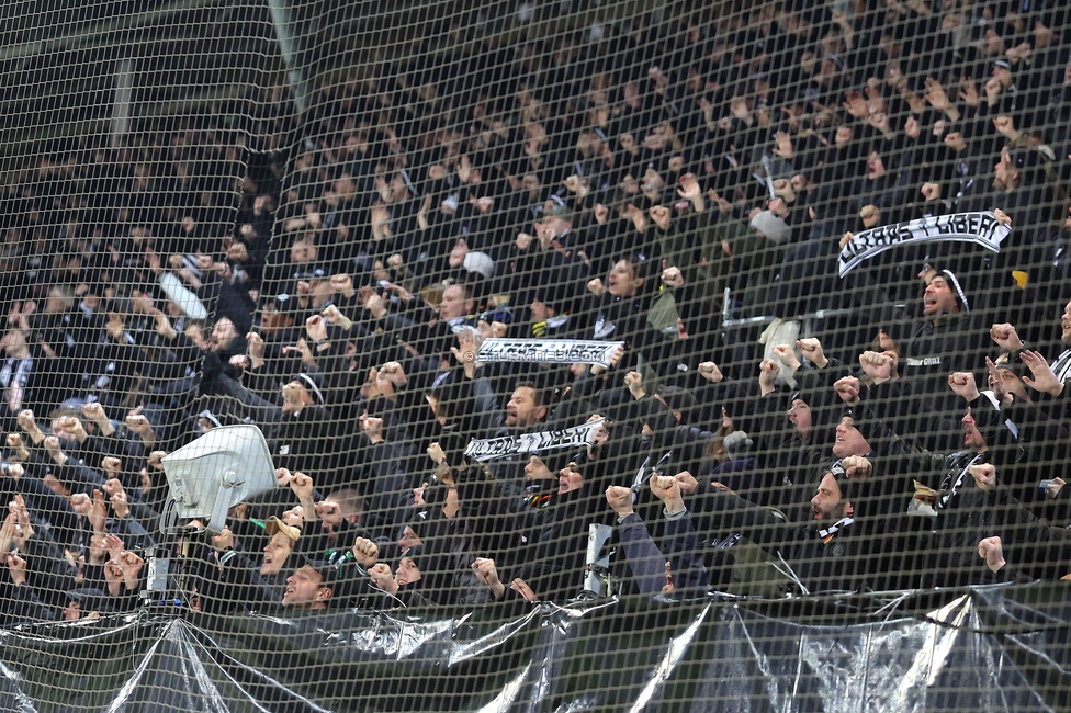 Sturm Graz - Brann Bergen
UEFA Europa League Gruppenphase 8. Spieltag, SK Sturm Graz - SK Brann Bergen, Stadion Liebenau Graz, 29.01.2026. Foto zeigt Fans von Sturm
