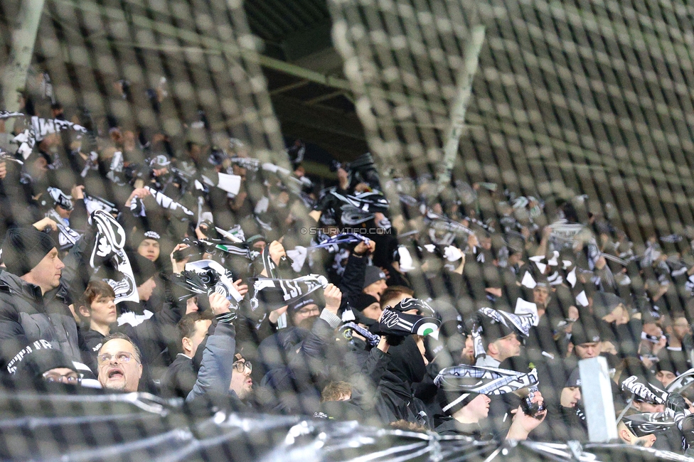 Sturm Graz - Brann Bergen
UEFA Europa League Gruppenphase 8. Spieltag, SK Sturm Graz - SK Brann Bergen, Stadion Liebenau Graz, 29.01.2026. Foto zeigt Fans von Sturm
