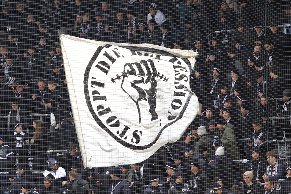 Sturm Graz - Brann Bergen
UEFA Europa League Gruppenphase 8. Spieltag, SK Sturm Graz - SK Brann Bergen, Stadion Liebenau Graz, 29.01.2026. Foto zeigt Fans von Sturm
