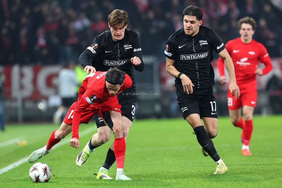 Sturm Graz - Brann Bergen
UEFA Europa League Gruppenphase 8. Spieltag, SK Sturm Graz - SK Brann Bergen, Stadion Liebenau Graz, 29.01.2026. Foto zeigt
