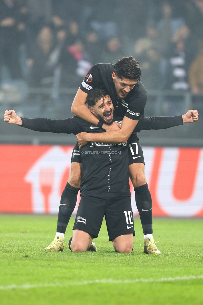 Sturm Graz - Brann Bergen
UEFA Europa League Gruppenphase 8. Spieltag, SK Sturm Graz - SK Brann Bergen, Stadion Liebenau Graz, 29.01.2026. Foto zeigt Otar Kiteishvili (Sturm)

