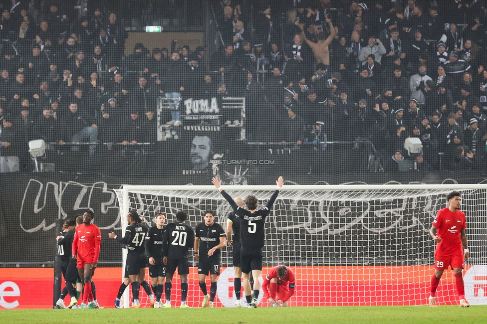 Sturm Graz - Brann Bergen
UEFA Europa League Gruppenphase 8. Spieltag, SK Sturm Graz - SK Brann Bergen, Stadion Liebenau Graz, 29.01.2026. Foto zeigt
