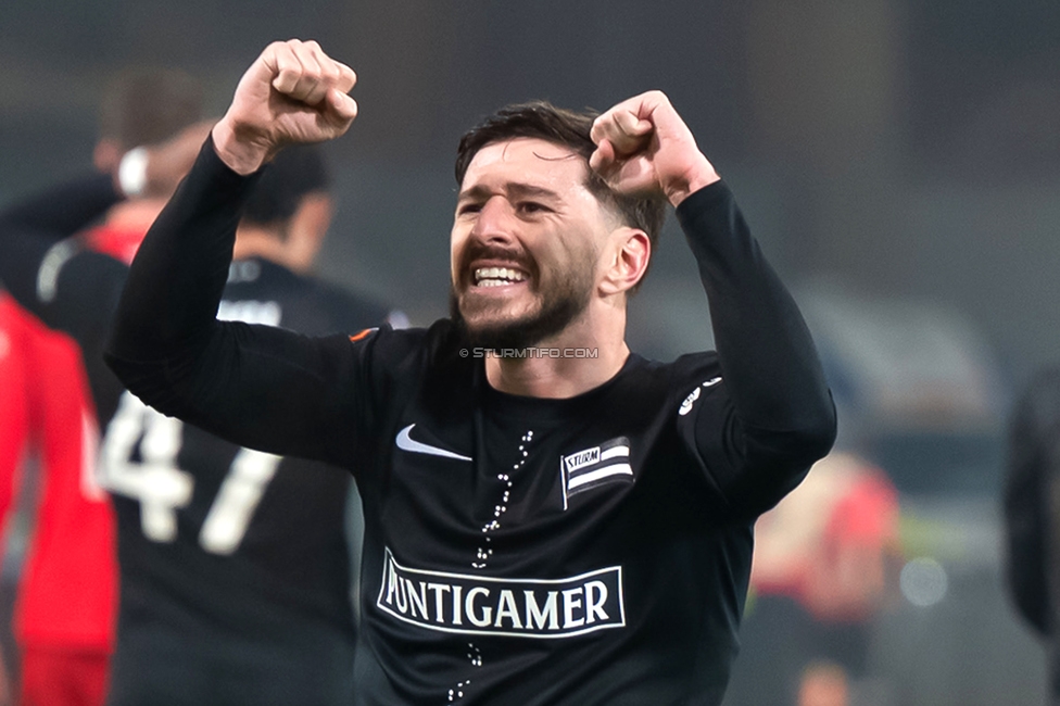 Sturm Graz - Brann Bergen
UEFA Europa League Gruppenphase 8. Spieltag, SK Sturm Graz - SK Brann Bergen, Stadion Liebenau Graz, 29.01.2026. Foto zeigt Otar Kiteishvili (Sturm)
