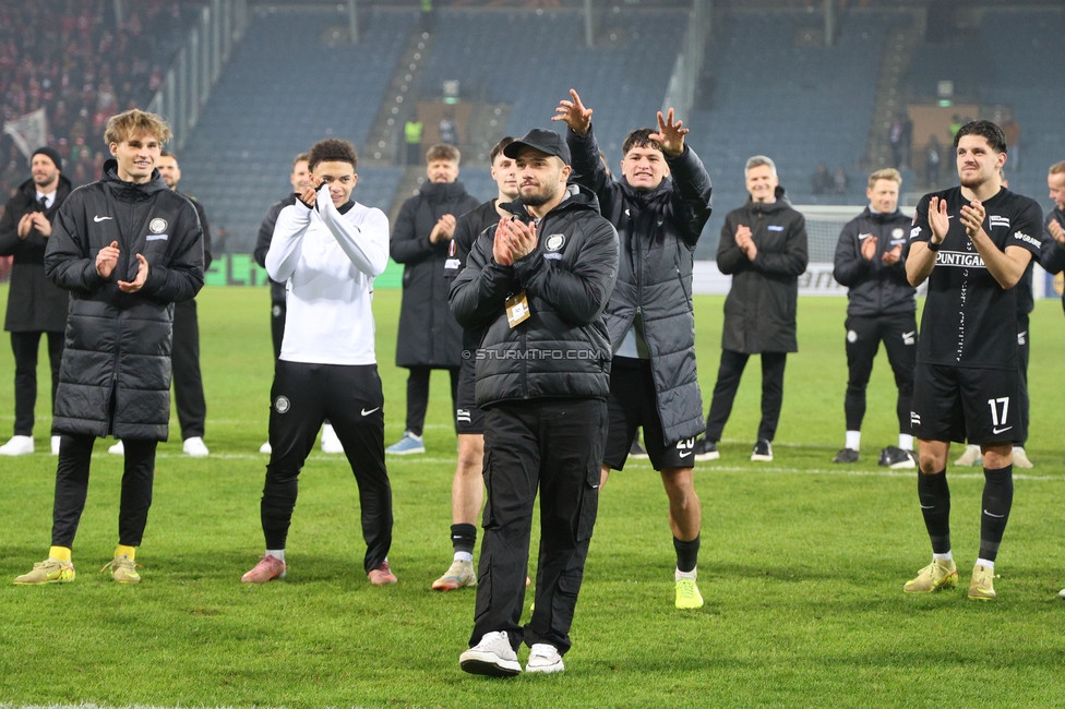 Sturm Graz - Brann Bergen
UEFA Europa League Gruppenphase 8. Spieltag, SK Sturm Graz - SK Brann Bergen, Stadion Liebenau Graz, 29.01.2026. Foto zeigt Jusuf Gazibegovic (Sturm)
