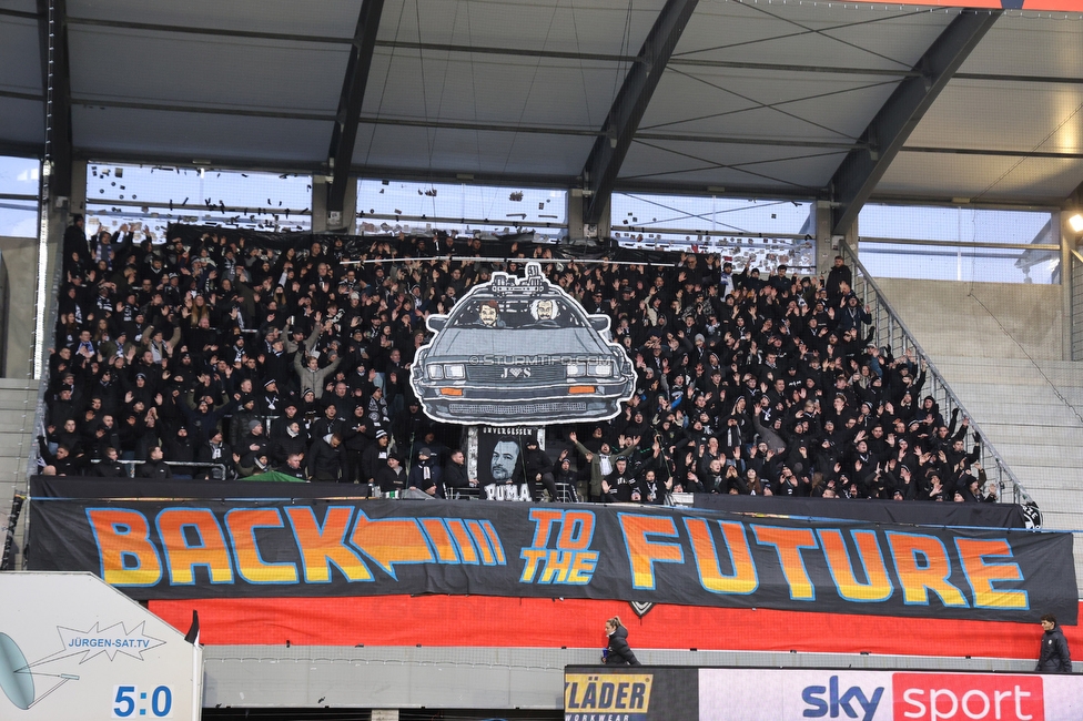 Altach - Sturm Graz
OEFB Cup, Viertelfinale, SC Rheindorf Altach - SK Sturm Graz, Stadion Schnabelholz Altach, 01.02.2026. Foto zeigt Fans von Sturm mit einer Choreografie
Schlüsselwörter: jewels