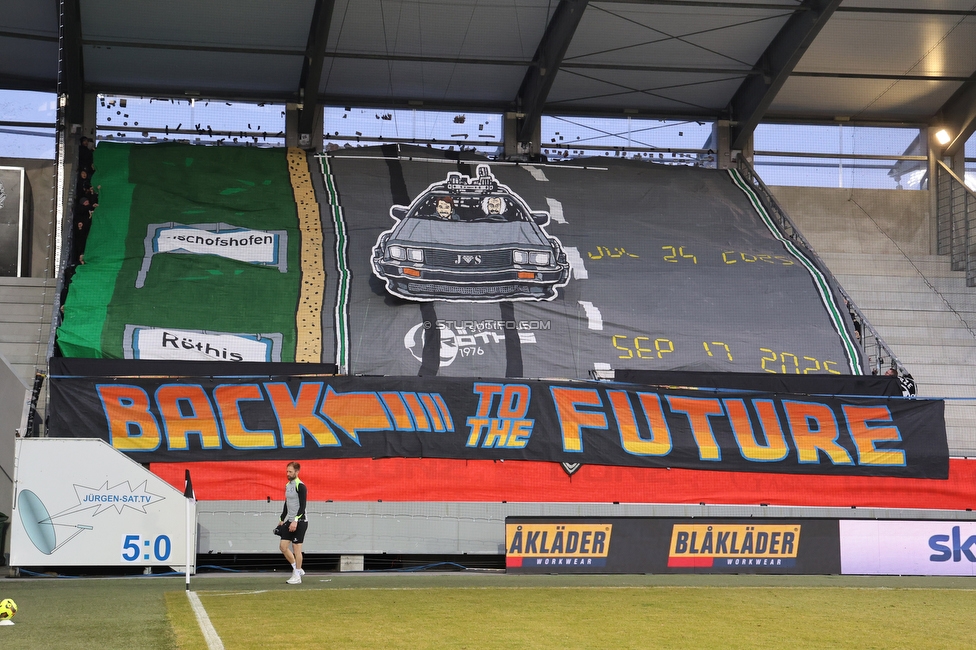 Altach - Sturm Graz
OEFB Cup, Viertelfinale, SC Rheindorf Altach - SK Sturm Graz, Stadion Schnabelholz Altach, 01.02.2026. Foto zeigt Fans von Sturm mit einer Choreografie
Schlüsselwörter: jewels