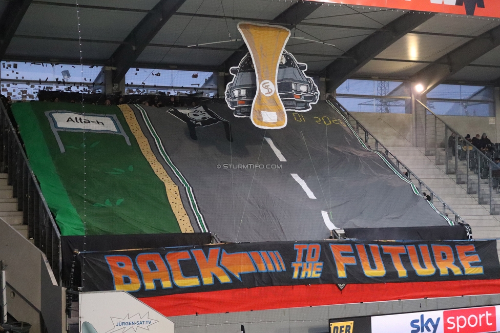 Altach - Sturm Graz
OEFB Cup, Viertelfinale, SC Rheindorf Altach - SK Sturm Graz, Stadion Schnabelholz Altach, 01.02.2026. Foto zeigt Fans von Sturm mit einer Choreografie
Schlüsselwörter: jewels