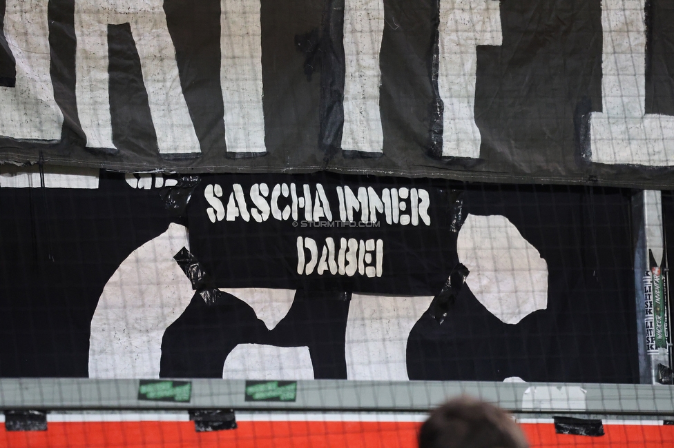 Altach - Sturm Graz
OEFB Cup, Viertelfinale, SC Rheindorf Altach - SK Sturm Graz, Stadion Schnabelholz Altach, 01.02.2026. Foto zeigt Fans von Sturm
Schlüsselwörter: generationchaos
