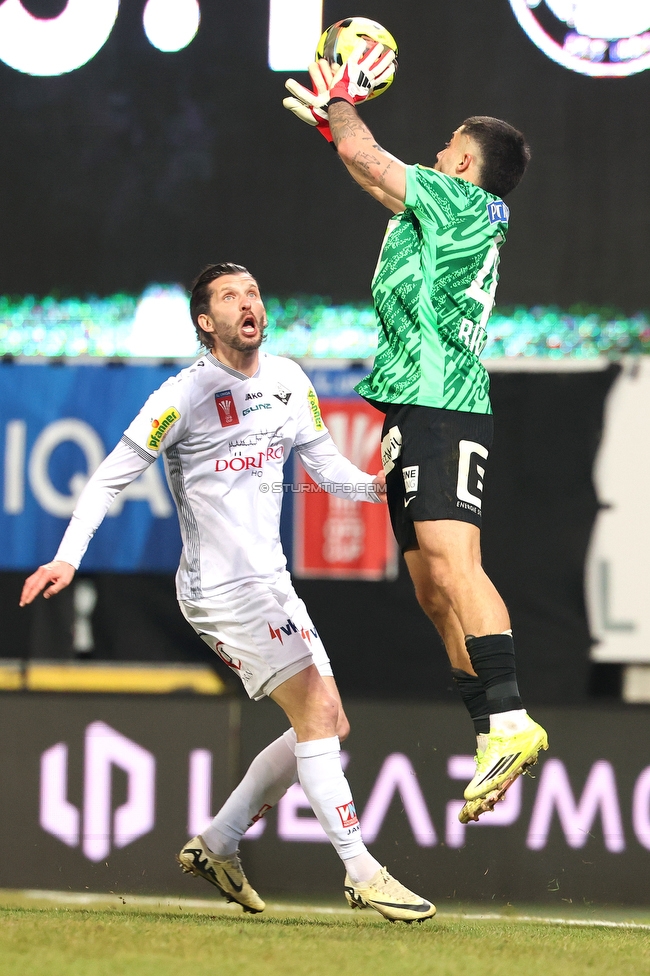 Altach - Sturm Graz
OEFB Cup, Viertelfinale, SC Rheindorf Altach - SK Sturm Graz, Stadion Schnabelholz Altach, 01.02.2026. Foto zeigt Jusuf Gazibegovic (Sturm)
