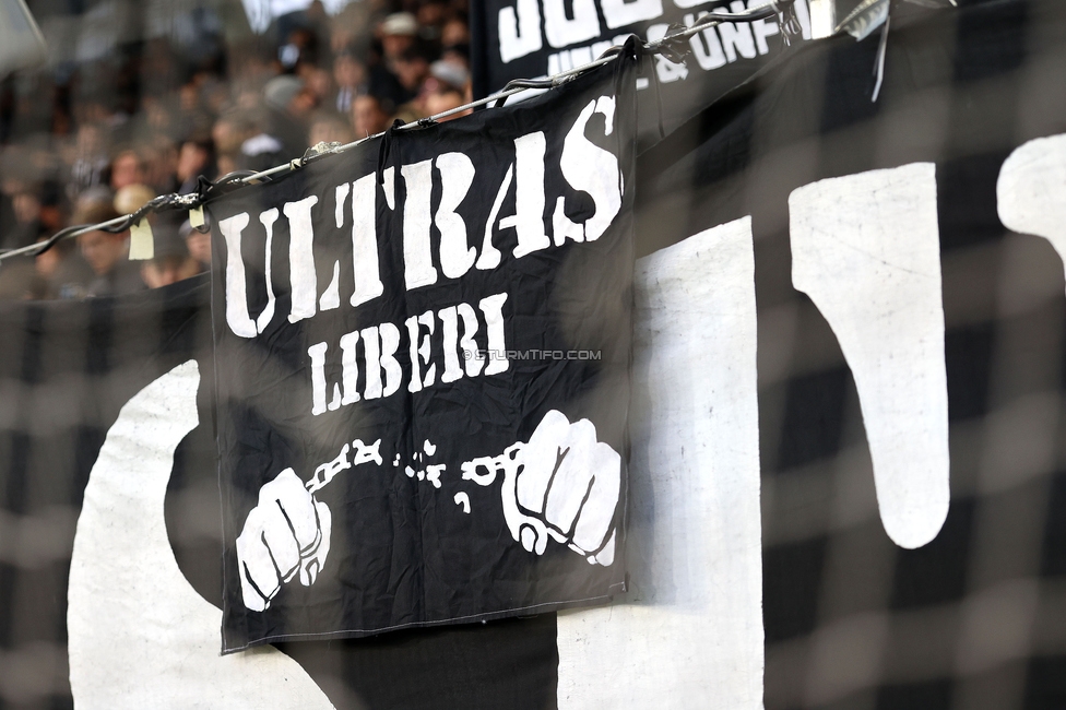 Sturm Graz - Ried
Oesterreichische Fussball Bundesliga, 18. Runde, SK Sturm Graz - SV Ried, Stadion Liebenau Graz, 08.02.2026. Foto zeigt Fans von Sturm
