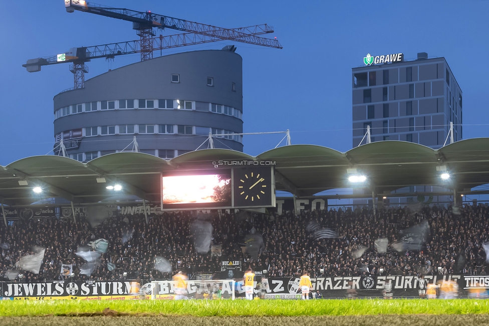 Sturm Graz - Ried
Oesterreichische Fussball Bundesliga, 18. Runde, SK Sturm Graz - SV Ried, Stadion Liebenau Graz, 08.02.2026. Foto zeigt Fans von Sturm

