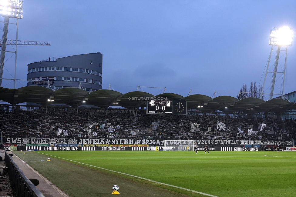 Sturm Graz - Ried
Oesterreichische Fussball Bundesliga, 18. Runde, SK Sturm Graz - SV Ried, Stadion Liebenau Graz, 08.02.2026. Foto zeigt Fans von Sturm
