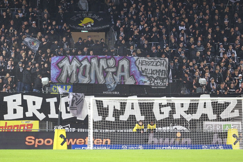 Sturm Graz - Ried
Oesterreichische Fussball Bundesliga, 18. Runde, SK Sturm Graz - SV Ried, Stadion Liebenau Graz, 08.02.2026. Foto zeigt Fans von Sturm mit einem Spruchband
