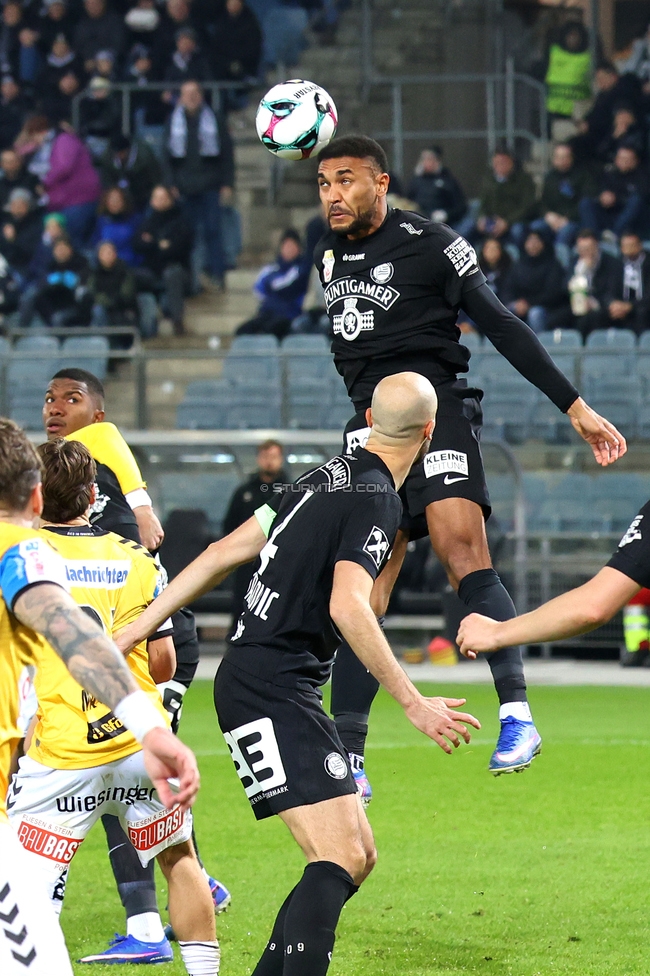 Sturm Graz - Ried
Oesterreichische Fussball Bundesliga, 18. Runde, SK Sturm Graz - SV Ried, Stadion Liebenau Graz, 08.02.2026. Foto zeigt Maurice Maximilian Malone (Sturm)
