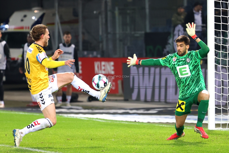Sturm Graz - Ried
Oesterreichische Fussball Bundesliga, 18. Runde, SK Sturm Graz - SV Ried, Stadion Liebenau Graz, 08.02.2026. Foto zeigt Matteo Bignetti (Sturm)
