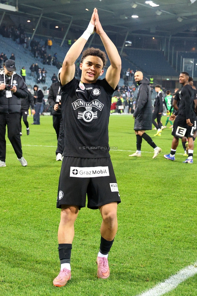 Sturm Graz - Ried
Oesterreichische Fussball Bundesliga, 18. Runde, SK Sturm Graz - SV Ried, Stadion Liebenau Graz, 08.02.2026. Foto zeigt Jacob Peter Hoedl (Sturm)
