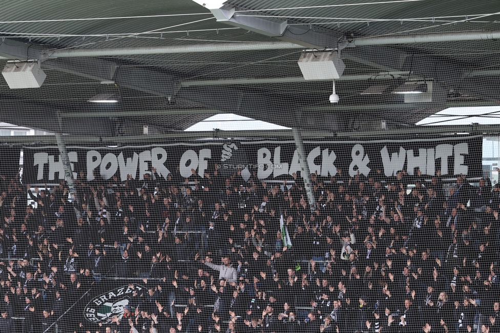 Sturm Graz - BW Linz
Oesterreichische Fussball Bundesliga, 20. Runde, SK Sturm Graz - FC Blau-Weiss Linz, Stadion Liebenau Graz, 22.02.2026. 

Foto zeigt Fans von Sturm
Schlüsselwörter: sturmflut