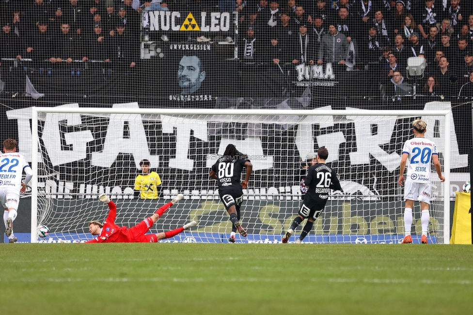 Sturm Graz - BW Linz
Oesterreichische Fussball Bundesliga, 20. Runde, SK Sturm Graz - Blau-Weiss Linz, Stadion Liebenau Graz, 22.02.2026. 

Foto zeigt Belmin Beganovic (Sturm)
