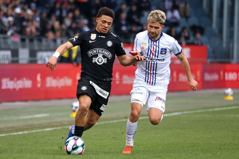 Sturm Graz - BW Linz
Oesterreichische Fussball Bundesliga, 20. Runde, SK Sturm Graz - Blau-Weiss Linz, Stadion Liebenau Graz, 22.02.2026. 

Foto zeigt Jacob Peter Hoedl (Sturm)
