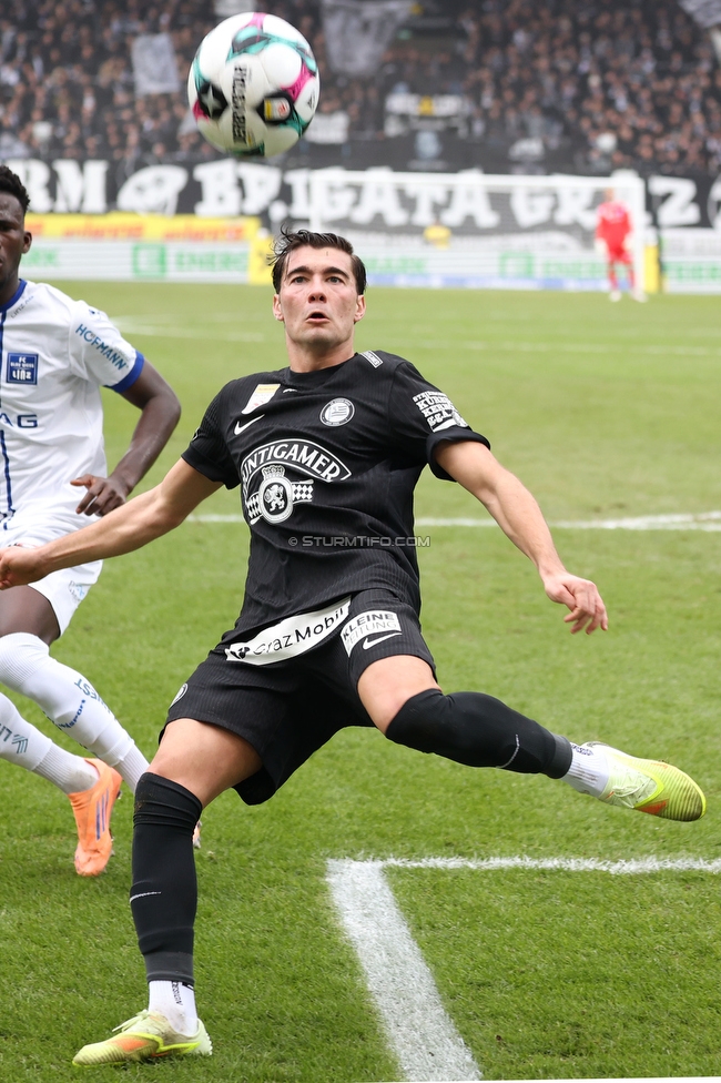 Sturm Graz - BW Linz
Oesterreichische Fussball Bundesliga, 20. Runde, SK Sturm Graz - Blau-Weiss Linz, Stadion Liebenau Graz, 22.02.2026. 

Foto zeigt Gizo Mamageishvili (Sturm)
