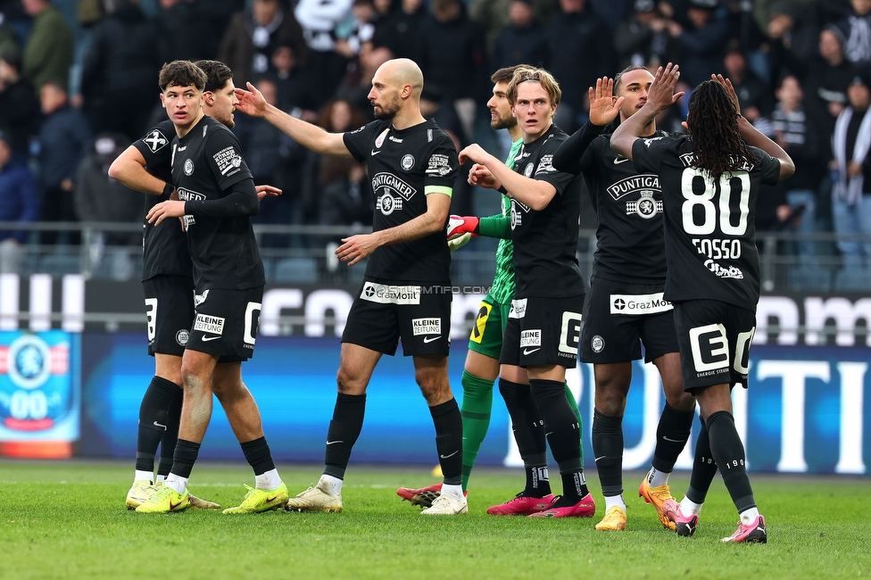 Sturm Graz - BW Linz
Oesterreichische Fussball Bundesliga, 20. Runde, SK Sturm Graz - FC Blau-Weiss Linz, Stadion Liebenau Graz, 22.02.2026. 

Foto zeigt Fans von Sturm
