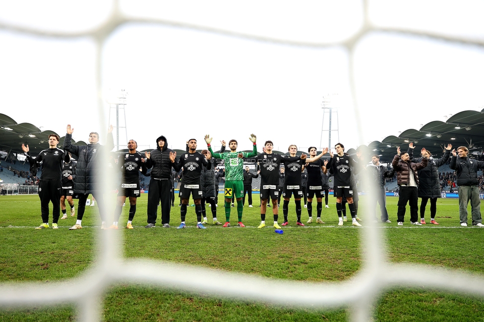 Sturm Graz - BW Linz
Oesterreichische Fussball Bundesliga, 20. Runde, SK Sturm Graz - FC Blau-Weiss Linz, Stadion Liebenau Graz, 22.02.2026. 

Foto zeigt Fans von Sturm
