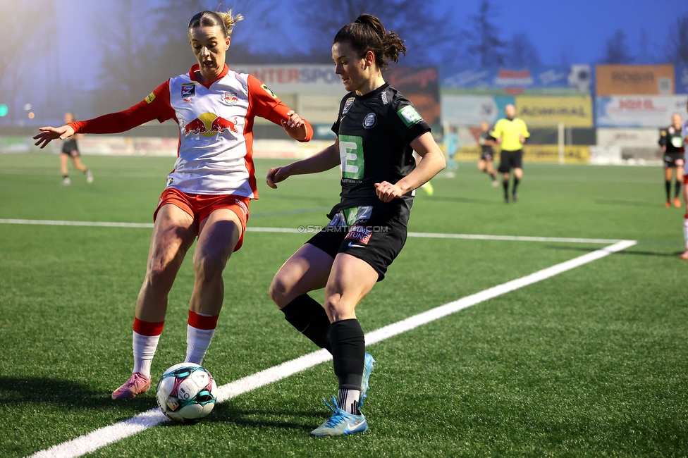 Sturm Damen - RB Salzburg
OEFB Frauen Bundesliga, 15. Runde, SK Sturm Graz Damen - RB Salzburg, Koralmstadion Deutschlandsberg , 21.02.2026. Foto zeigt Zala Kustrin (Sturm Damen)
